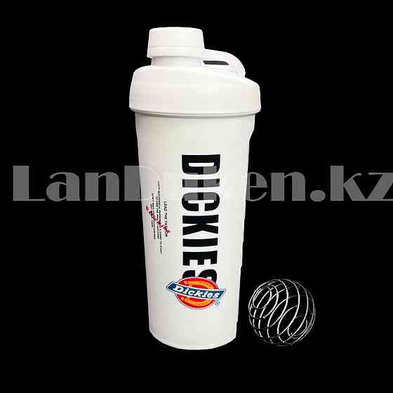 Шейкер 600ml Dickies для приготовления коктейлей белый матовый Almaty