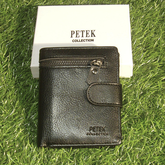 Мужское портмоне клатч кошелёк Petek Collection S-32 Black и Coffe. Видео обзор в описании! Karagandy - photo 1
