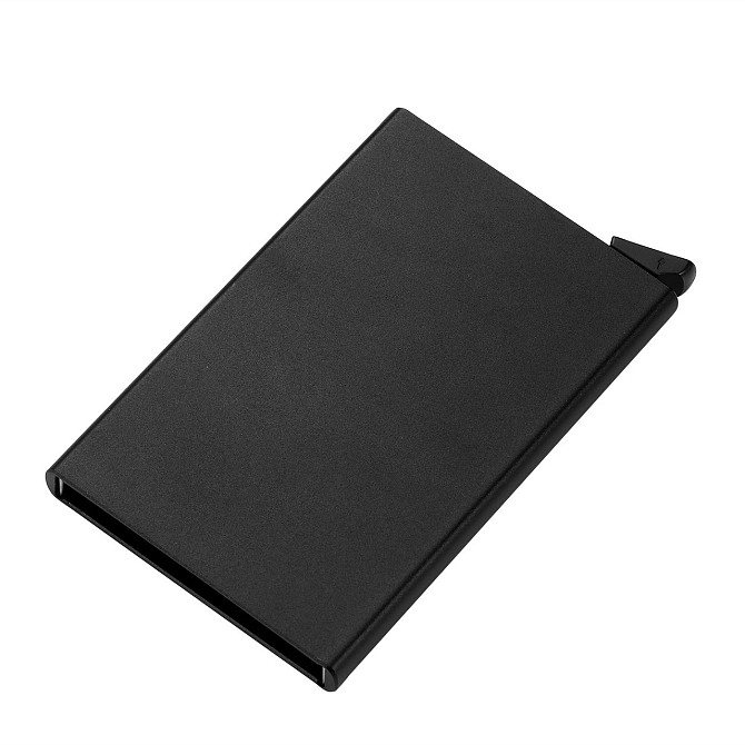 Черный ТОНКИЙ Бокс для кредитных карт - кардхолдер. RFID Protected. Kaspi RED. Рассрочка Астана - изображение 4