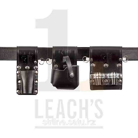 BIG BEN Scaffolders Leather Belt Set with Tether Anchor Points on Frogs - Black / BIG BEN комлект на Атырау