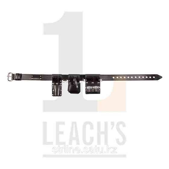 BIG BEN Scaffolders Leather Belt Set with Tether Anchor Points on Frogs - Black / BIG BEN комлект на Атырау