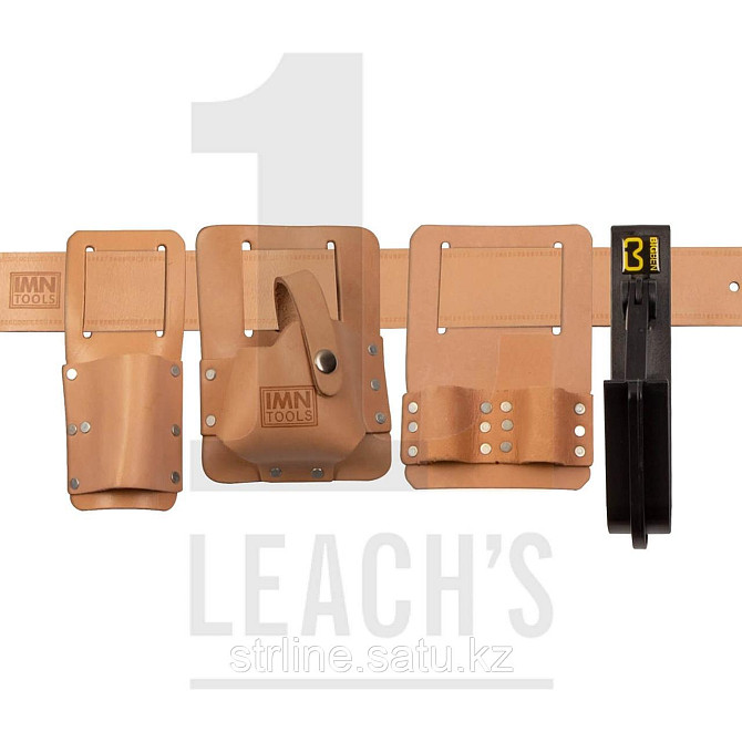 IMN Contractors Leather Belt Set c/w BIG BEN Gorilla Safety Hook - Natural / IMN подрядчики кожаный  Атырау - изображение 1