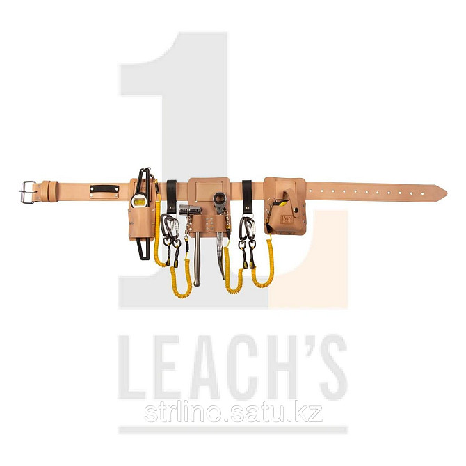 IMN Contractors Leather Tethered Tool & Belt Set - Natural / IMN кожаный комплект инструментов на ст Atyrau - photo 2