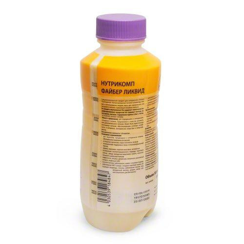 Нутрикомп Файбер ликвид (Nutricomp Standart Fibre) с нейтральным вкусом 500 мл, флакон HDPE Almaty - photo 1