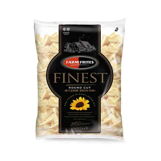 Картофель фри «Finest» Farm Frites лодочки 8/12 мм, 1 уп/2 кг Алматы