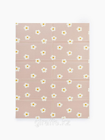 Складной игровой развивающий коврик детский Happy Baby Soft Floor chamomile Нур-Султан - изображение 1