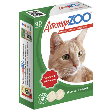 Доктор ZOO Здоровье и красота Витаминное лакомство для кошек Astana - photo 1