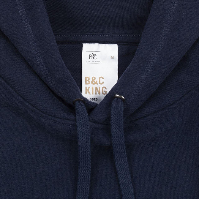 Толстовка с капюшоном унисекс King, бордовая (артикул WU02K369) Алматы - изображение 3