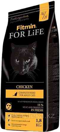 Fitmin For Life Chicken кoрм для взрoслых кoшeк, 1.8 кг Almaty