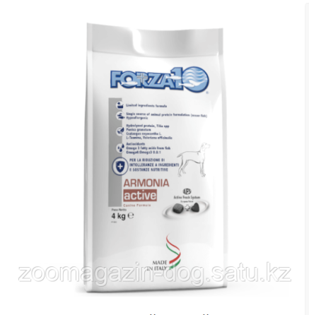 Forza10 ARMONIA ACTIVE диетический корм для собак с поведенческими проблемами, 4кг Almaty