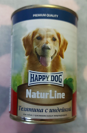HAPPY DOG Консервы для собак, телятина с индейкой, 400 г Astana - photo 1