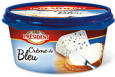 Сыр плавленый President Creme de Bleu 50% 0,125 кг | пластиковый стакан Шымкент