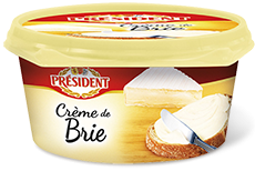 Сыр плавленый President Creme de Brie 50% 0,125 кг | пластиковый стакан Шымкент