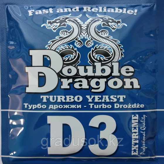 Дрожжи спиртовые Double Dragon D 3 Ust-Kamenogorsk