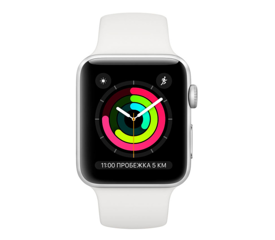 Умные часы Apple Watch Series 3 (GPS) 38mm Aluminum Silver Алматы