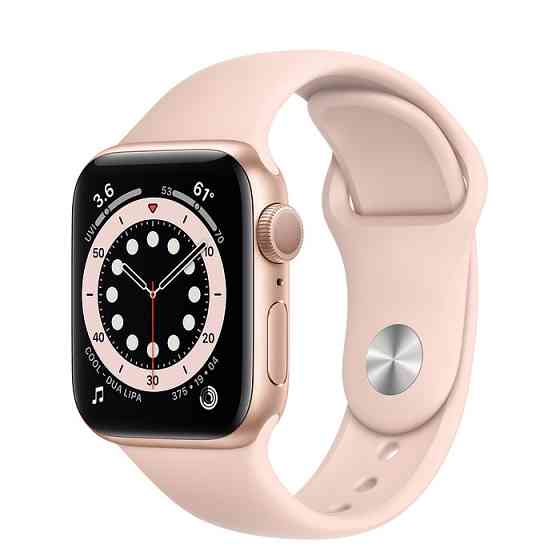 Умные часы Apple Watch Series 6 (GPS) 44mm Aluminum Gold Алматы