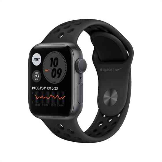 Умные часы Apple Watch Series 6 (GPS) Nike 40mm Aluminum Space Gray Алматы