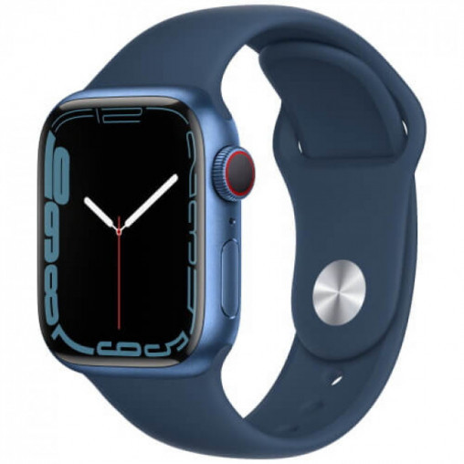 Умные часы Apple Watch Series 7 (GPS) 45mm Aluminum Blue Алматы - изображение 1