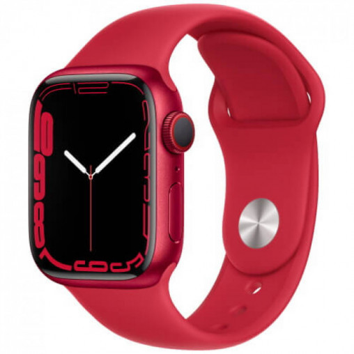 Умные часы Apple Watch Series 7 (GPS) 45mm Aluminum Red Алматы - изображение 1