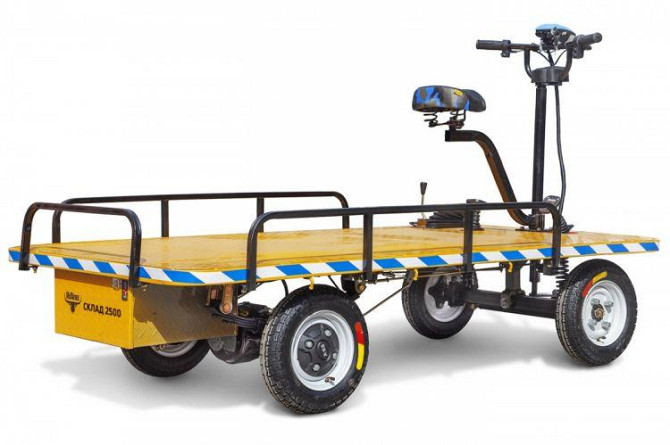 Платформенная тележка электрическая RuTrike СКЛАД 2500 Алматы - изображение 1