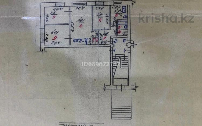4-комнатная квартира продажа, 64 м², 1/5 этаж, Парковая 120 - Возле церкви Рудный - изображение 1