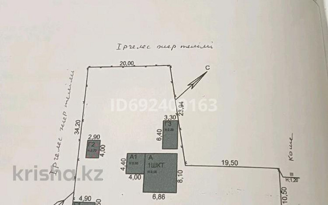 4-комнатный дом продажа, 71 м², 13 соток, Тощенко 25 - Угол КАБАНБАЯ ТОЩЕНКО Usharal - photo 3
