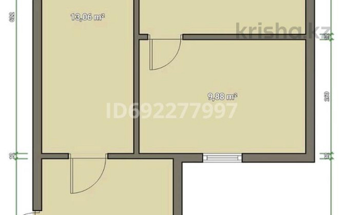 2-комнатный дом продажа, 45 м², 6 соток, Туймебая, Дача Батыр Ащибулак - изображение 6