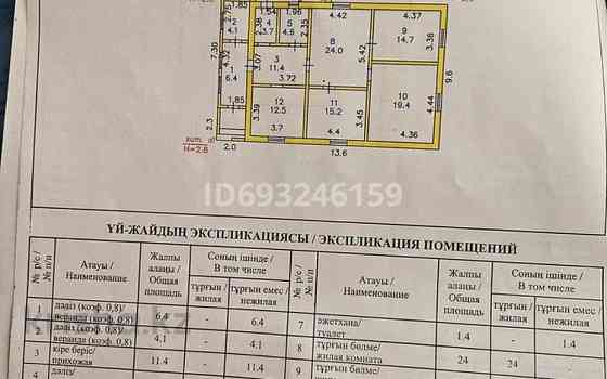 6-комнатный дом продажа, 130 м², 10 соток, Сейфулина 2 Бишкуль