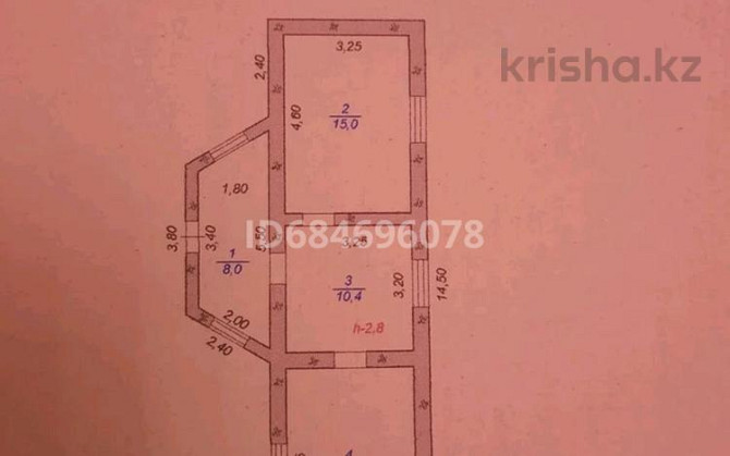 3-комнатный дом продажа, 80 м², 8 соток, Баитерек 4 - Байтерек 4 Kyzylorda - photo 3