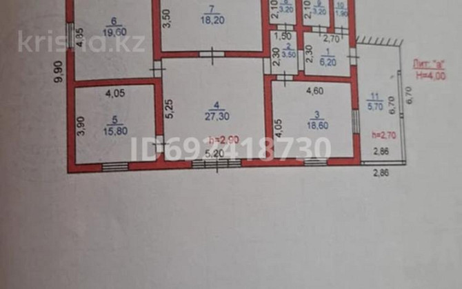 3-комнатный дом продажа, 117.5 м², 7 соток, 2 - ая сенкибая 9 - Ориентир Taraz - photo 8