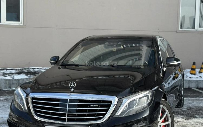 Mercedes-Benz S 63 AMG, 2014 ж.ш Алматы - изображение 1