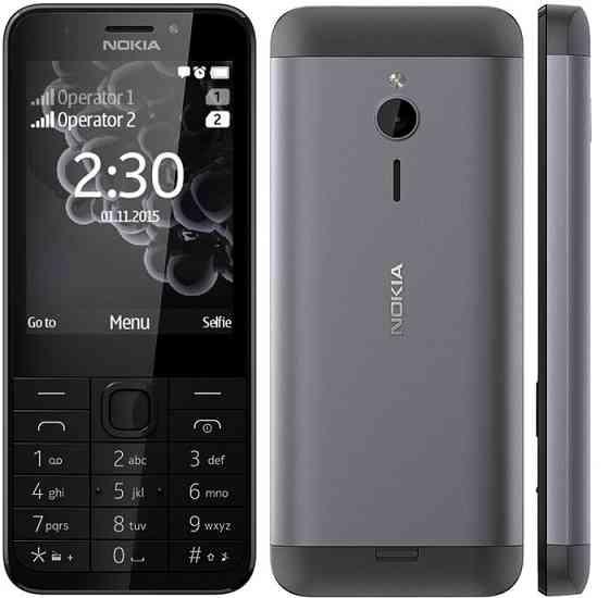 Nokia 230 Dual Sim Dark Silver Алматы