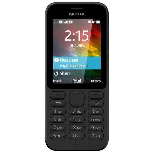 Nokia 215 Dual Sim Black Алматы