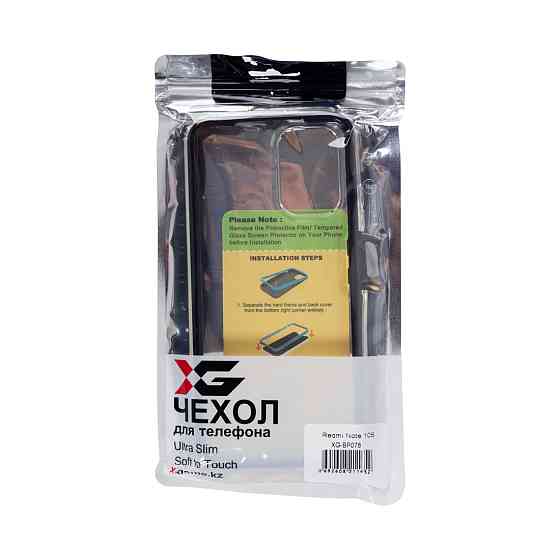Чехол для телефона X-Game XG-BP078 для Redmi Note 10S Чёрный Алматы