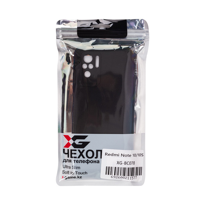 Чехол для телефона X-Game XG-BC078 для Redmi Note 10S Клип-Кейс Алматы - изображение 1