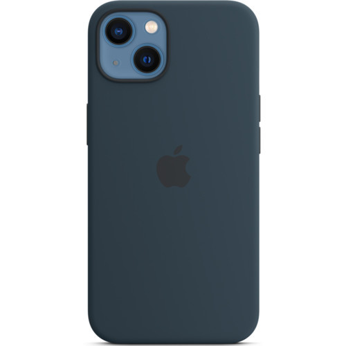 на Apple Apple Чехол iPhone 13 Silicone Case with MagSafe – Abyss Blue Алматы - изображение 4