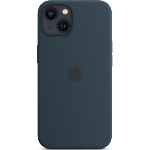 на Apple Apple Чехол iPhone 13 Silicone Case with MagSafe – Abyss Blue Алматы - изображение 3