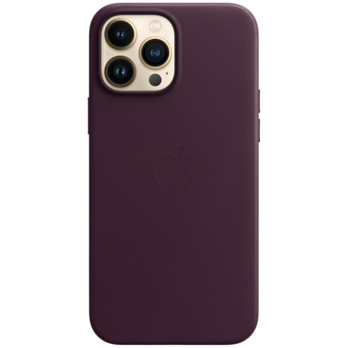 на Apple Apple Чехол iPhone 13 Pro Max Leather Case with MagSafe - Dark Алматы - изображение 3