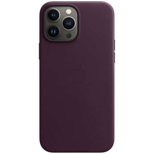 на Apple Apple Чехол iPhone 13 Pro Max Leather Case with MagSafe - Dark Алматы - изображение 1