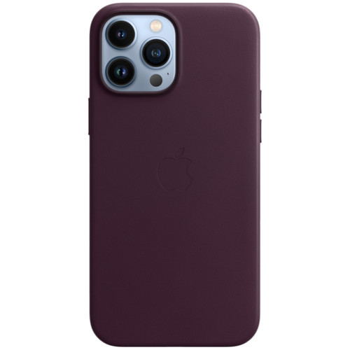 на Apple Apple Чехол iPhone 13 Pro Max Leather Case with MagSafe - Dark Алматы - изображение 4