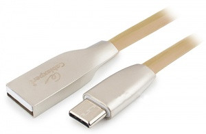 USB типті A-C кабелі Cablexpert CC-G-USBC01Gd-1M 24080 Алматы - изображение 1