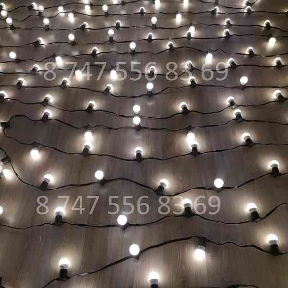 Аренда! Ретро гирлянда лампочки - 10 метров от 3 990 тг за сутки Almaty
