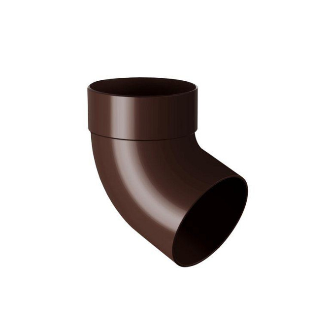 Giza колено трубы одномуфтовое 67°, цвет коричневый Алматы - изображение 1