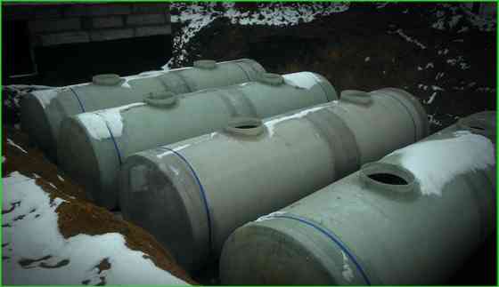 Резервуары для питьевой воды и пищевых продуктов, объёмом от 1 до 200 м3, стеклопластик Нур-Султан