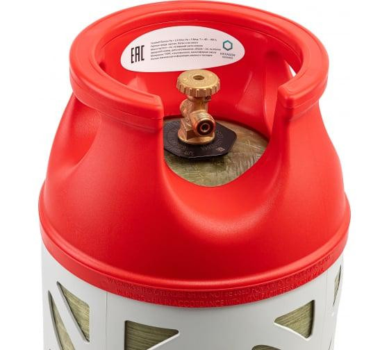 Баллон пропановый полимерно-композитный взрывобезопасный LPG 12.5 л вентиль с европейским разъемом K Алматы - изображение 3