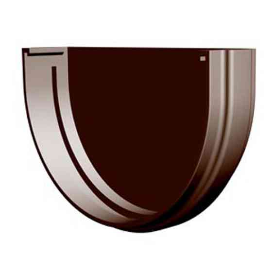 Заглушка желоба, Docke Standard, цвет шоколад Астана