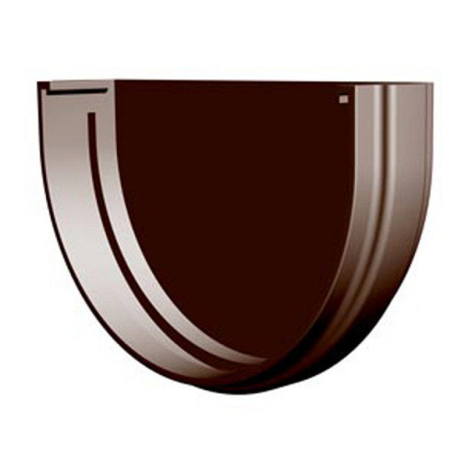 Заглушка желоба, Docke Standard, цвет шоколад Астана - изображение 3