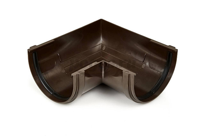 Угловой элемент желоба 90 универсальный, Docke Standard, цвет шоколад Астана - изображение 1