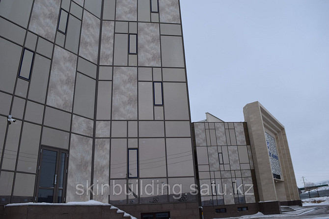 Наружная облицовка дома hpl панелями Fundermax Астана - изображение 4