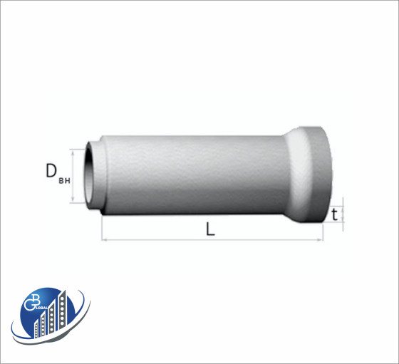 Труба цилиндрическая раструбная безнапорная ТС 140-30-2 Караганда